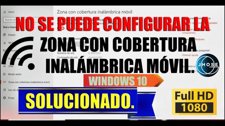 ¡Descubre cómo activar la zona con cobertura inalámbrica móvil en Windows 10 de forma sencilla!